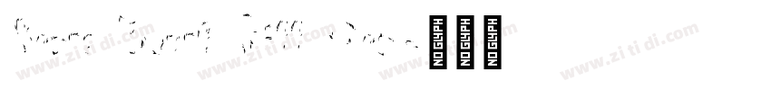 Sensa Brush Fill Dem字体转换